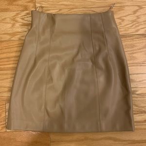 Zara Mini Leather Skirt